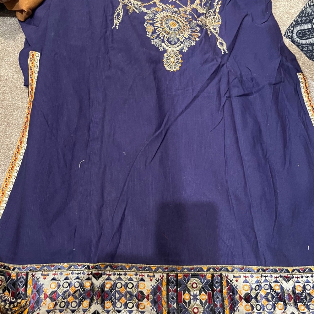 New3  piece laxuary winter salwar kameez xl baroque - Picture 9 of 10
